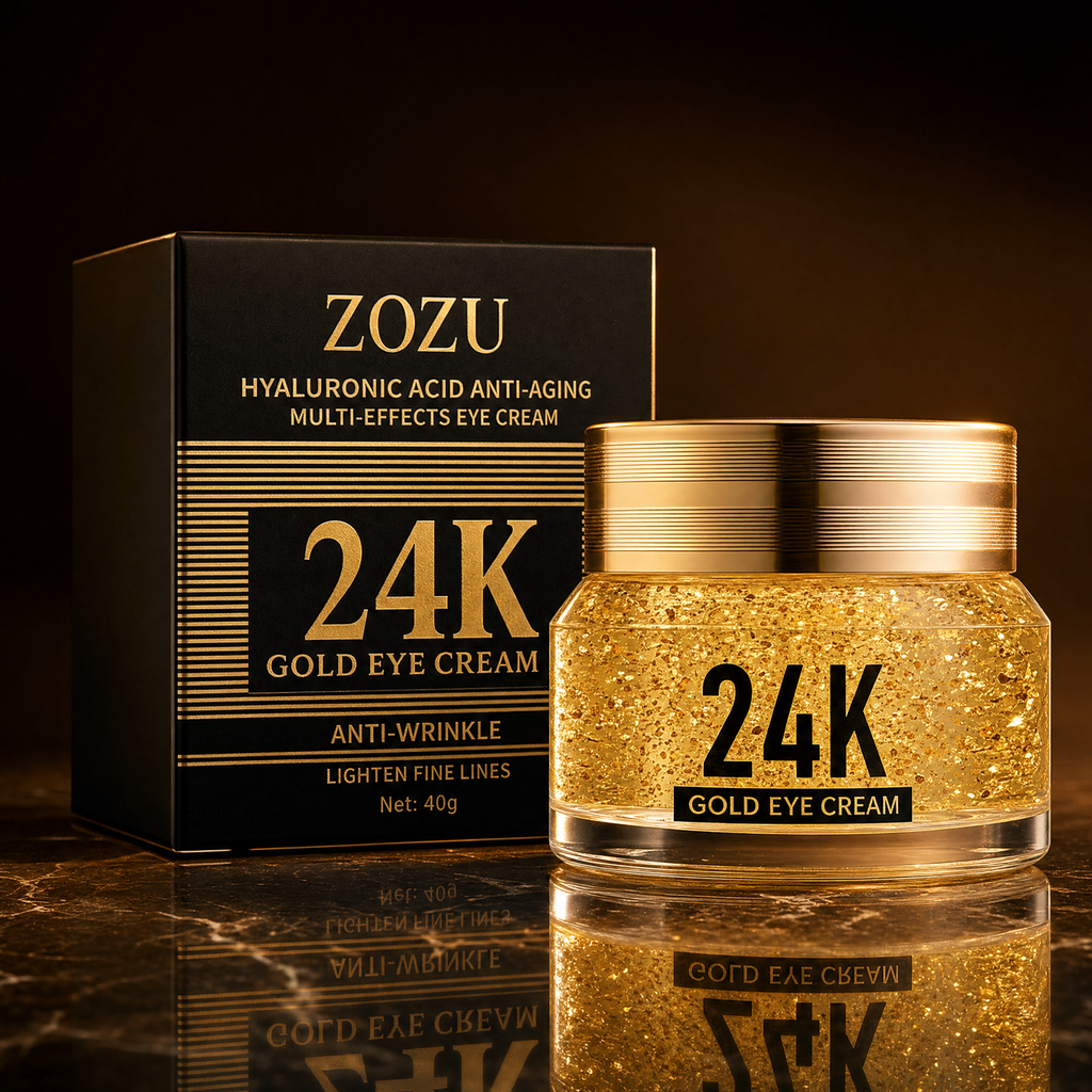 Pote fechado do Aurum 24K ao lado da caixa