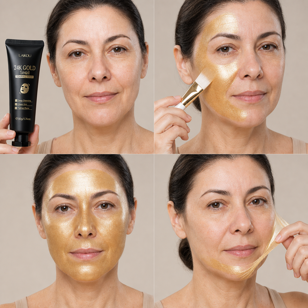 Como usar a Máscara Peel-Off Ouro 24K