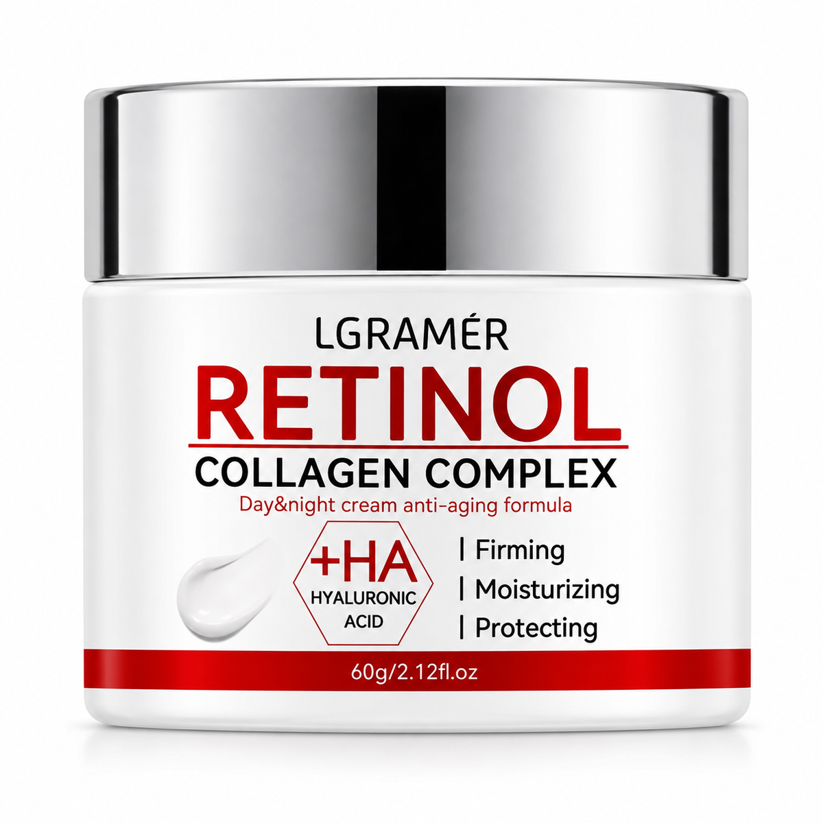 Pote fechado do creme Reversa de 60 g